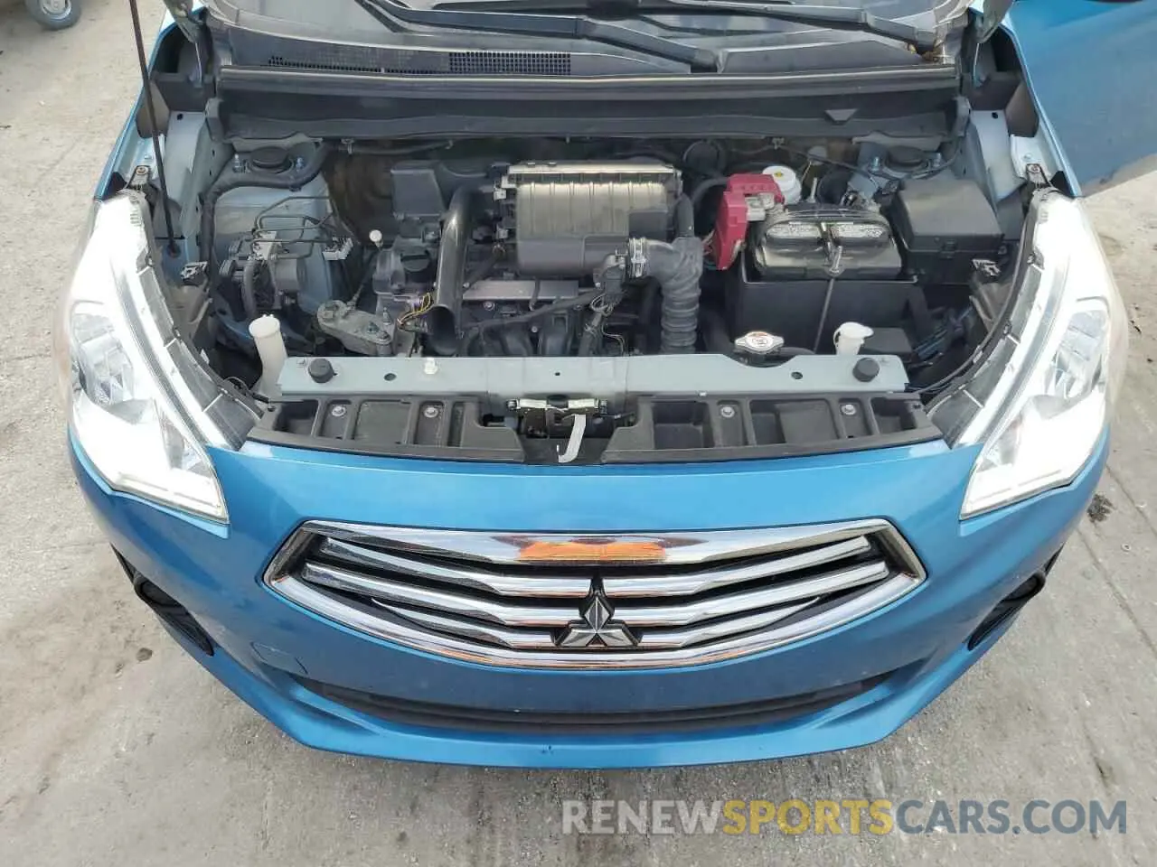 11 fotografías del automóvil dañado ML32F3FJ8KHF16562 MITSUBISHI MIRAGE 2019