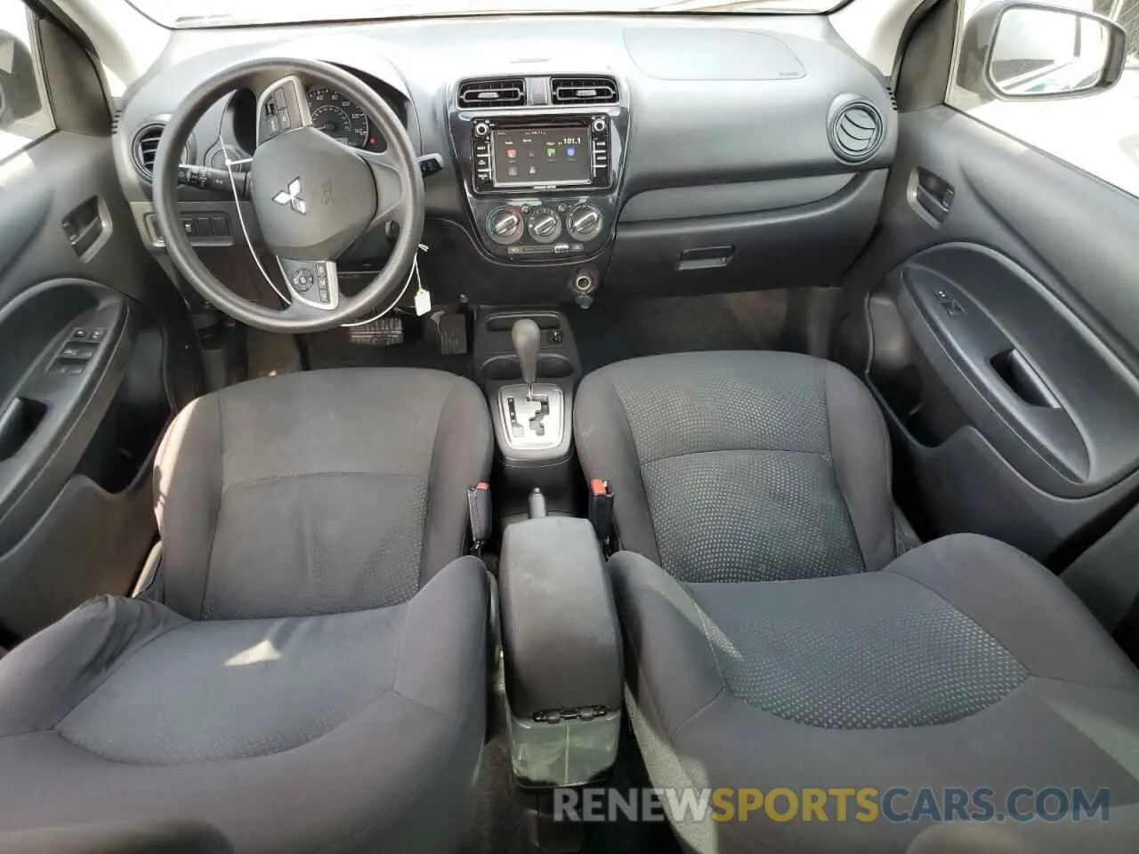 8 fotografías del automóvil dañado ML32F3FJ8KHF16562 MITSUBISHI MIRAGE 2019