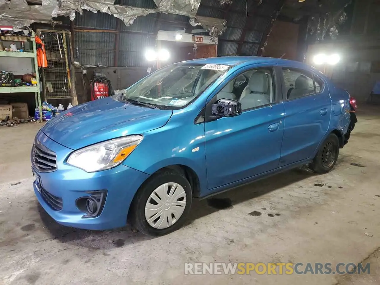 1 fotografías del automóvil dañado ML32F3FJXKHF06146 MITSUBISHI MIRAGE 2019
