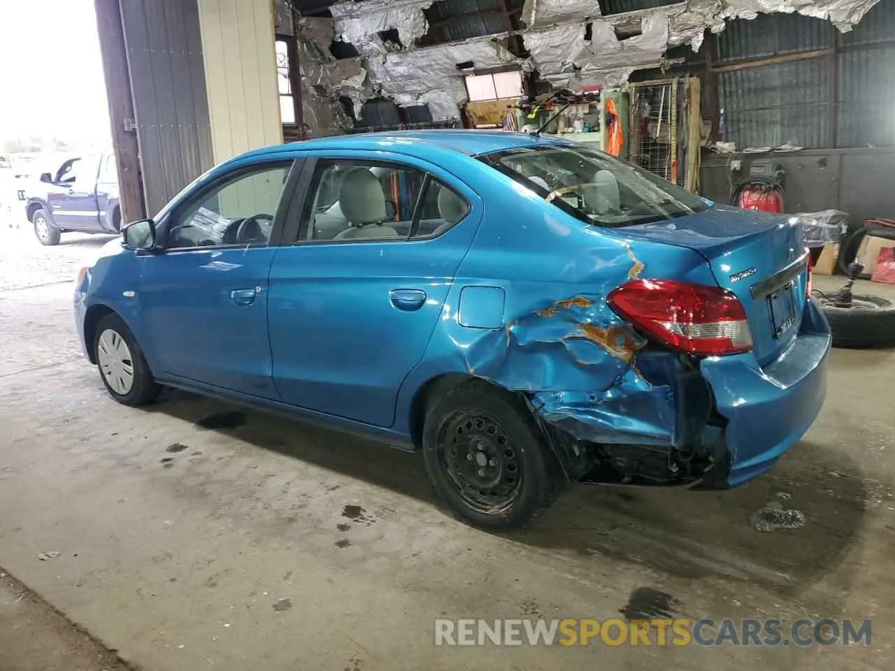 2 fotografías del automóvil dañado ML32F3FJXKHF06146 MITSUBISHI MIRAGE 2019