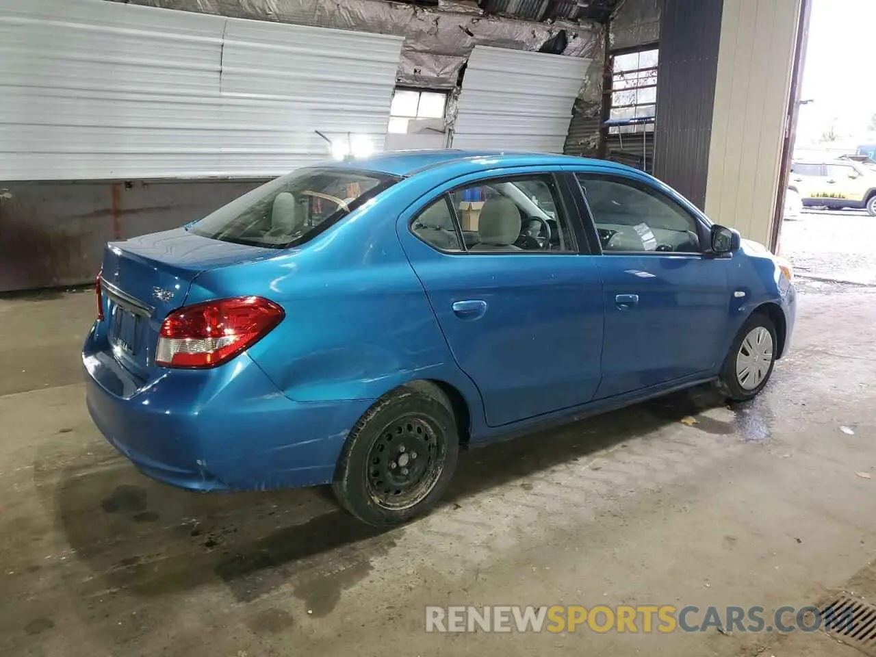 3 fotografías del automóvil dañado ML32F3FJXKHF06146 MITSUBISHI MIRAGE 2019