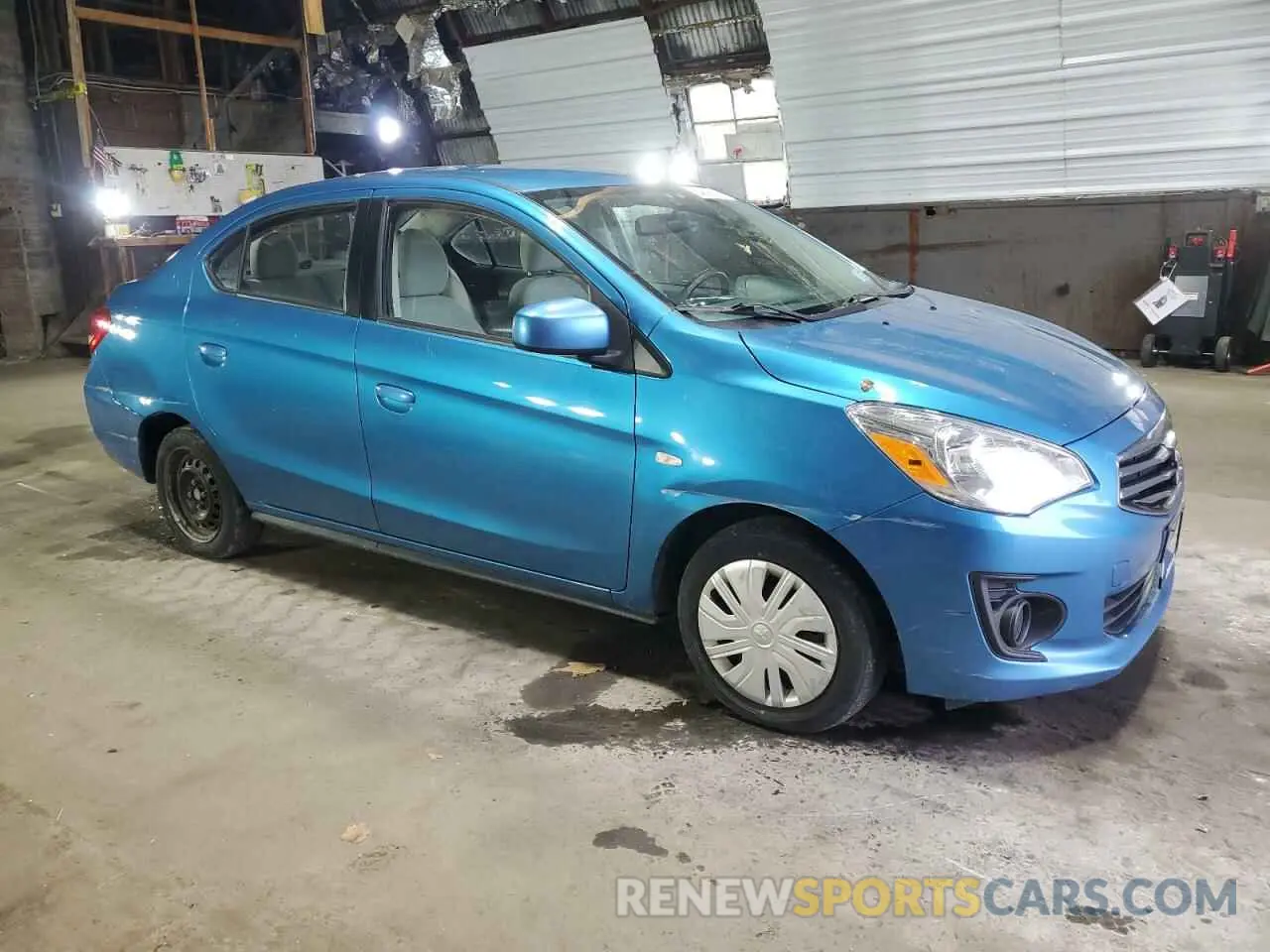 4 fotografías del automóvil dañado ML32F3FJXKHF06146 MITSUBISHI MIRAGE 2019