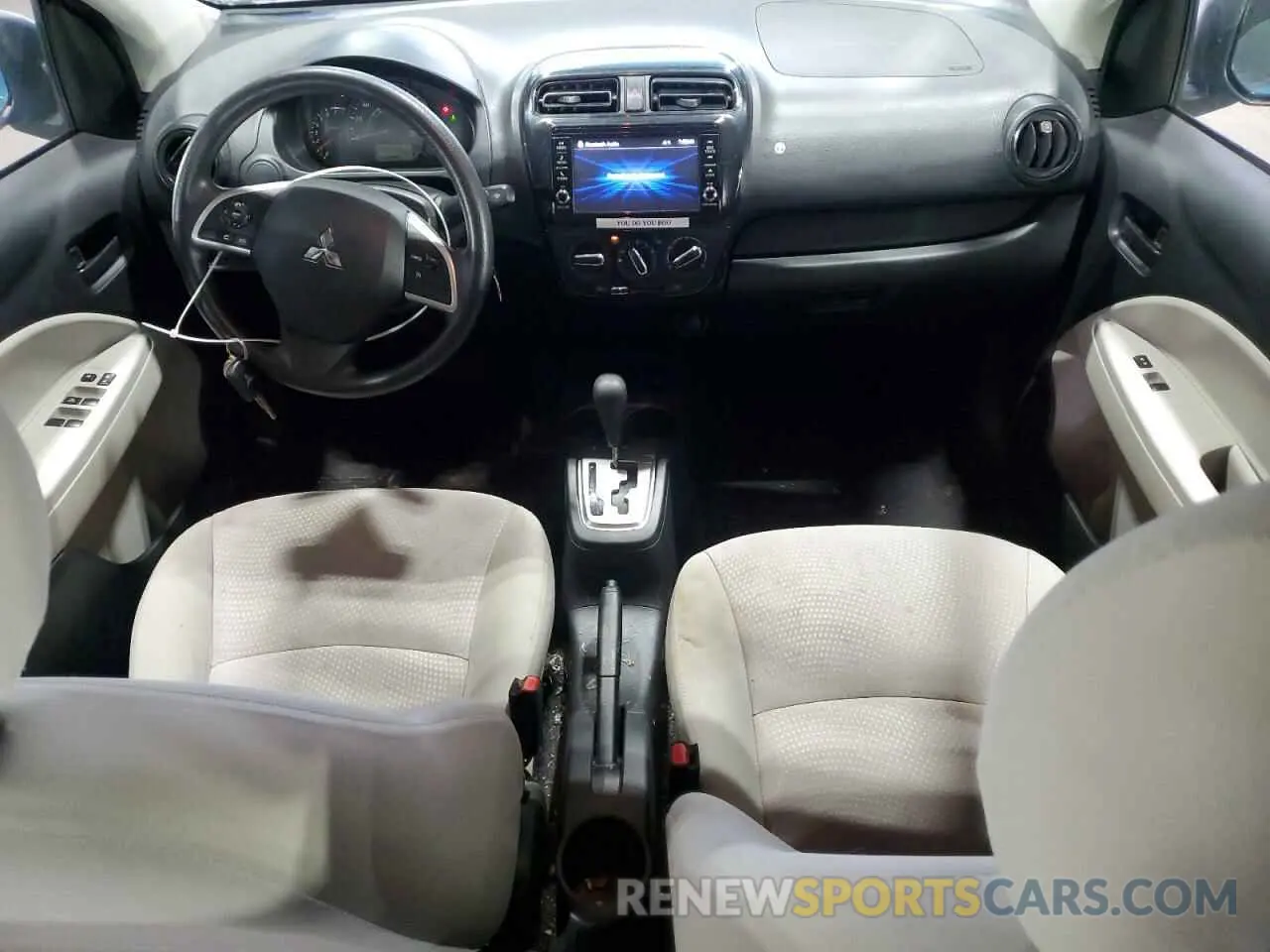 8 fotografías del automóvil dañado ML32F3FJXKHF06146 MITSUBISHI MIRAGE 2019