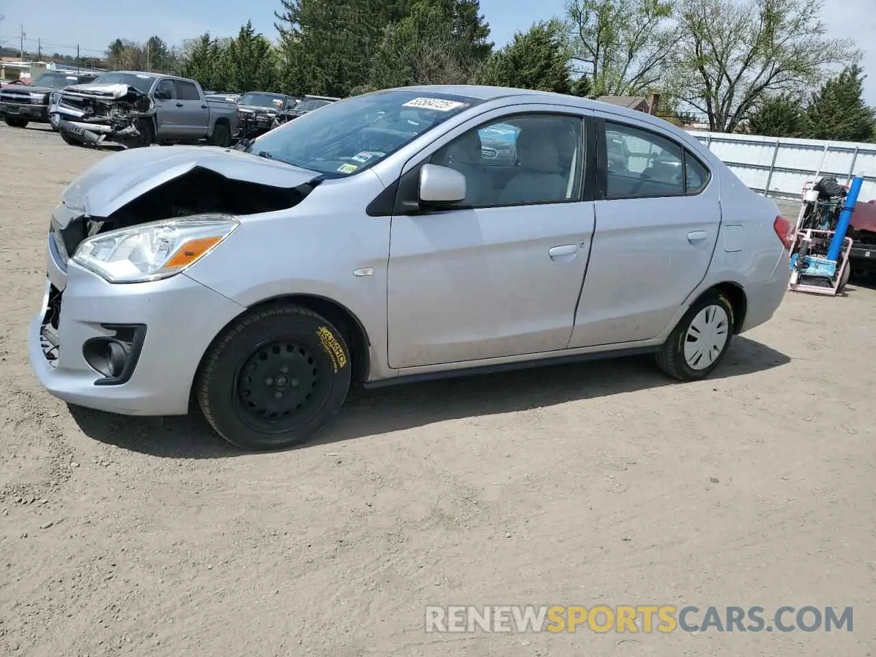 1 fotografías del automóvil dañado ML32F3FJXKHF08155 MITSUBISHI MIRAGE 2019