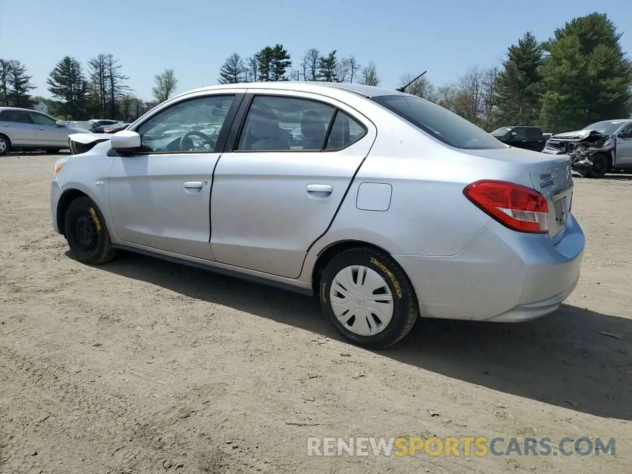 2 fotografías del automóvil dañado ML32F3FJXKHF08155 MITSUBISHI MIRAGE 2019