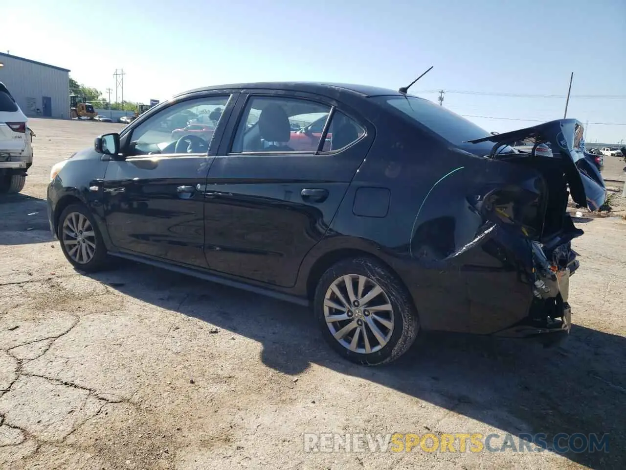 2 fotografías del automóvil dañado ML32F3FJXKHF09449 MITSUBISHI MIRAGE 2019