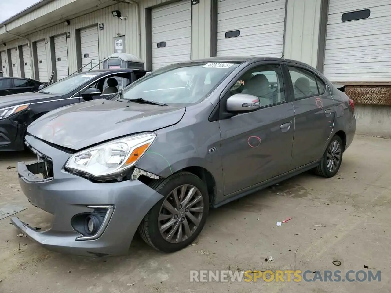 1 fotografías del automóvil dañado ML32F4FJ0KHF01110 MITSUBISHI MIRAGE 2019
