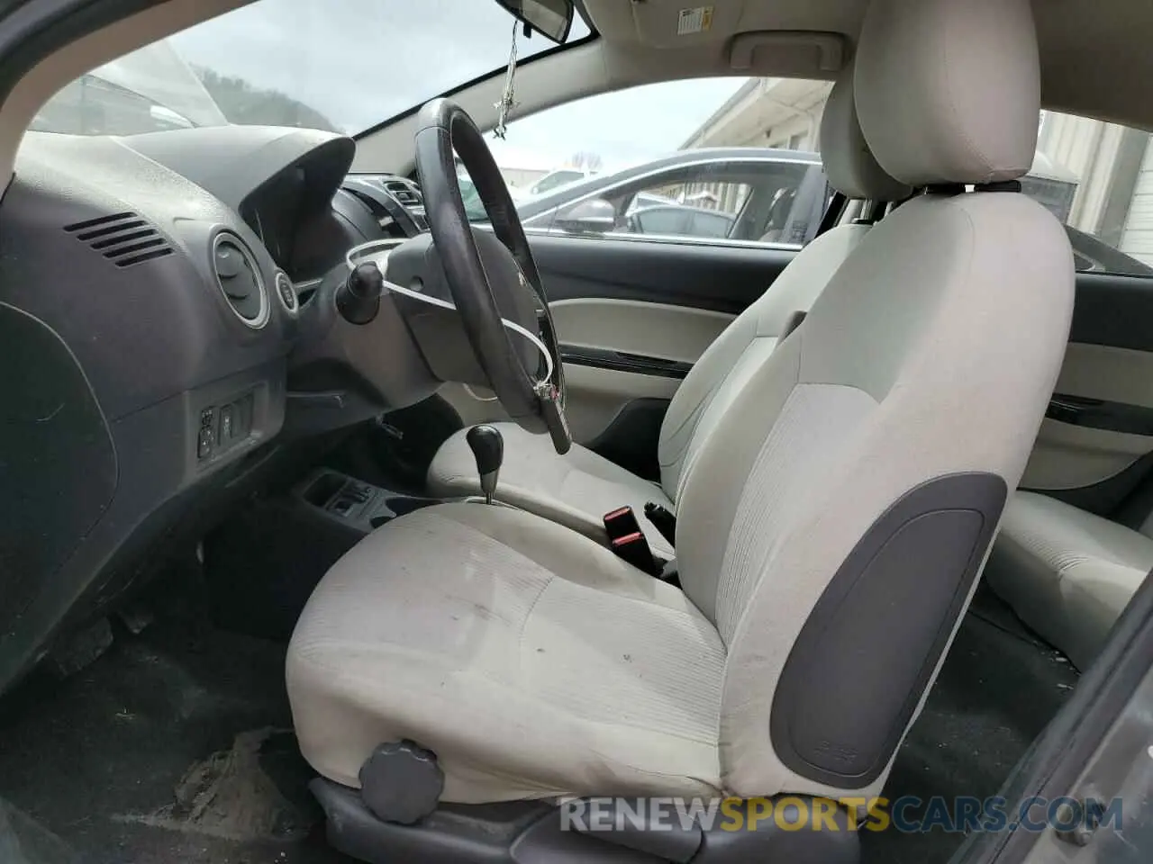 7 fotografías del automóvil dañado ML32F4FJ0KHF01110 MITSUBISHI MIRAGE 2019