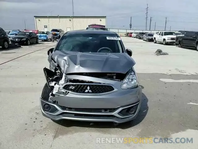 13 fotografías del automóvil dañado ML32A3HJ0LH001324 MITSUBISHI MIRAGE 2020