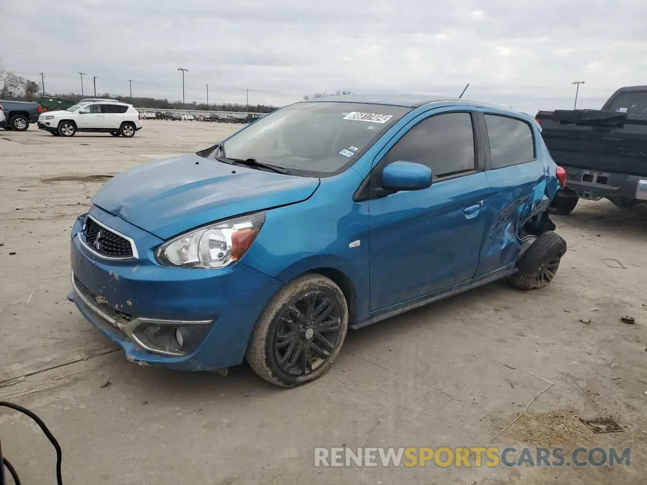 1 fotografías del automóvil dañado ML32A3HJ1LH007584 MITSUBISHI MIRAGE 2020
