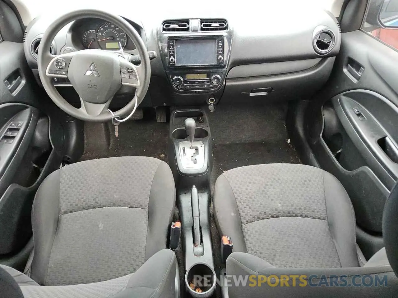 8 fotografías del automóvil dañado ML32A3HJ1LH007584 MITSUBISHI MIRAGE 2020