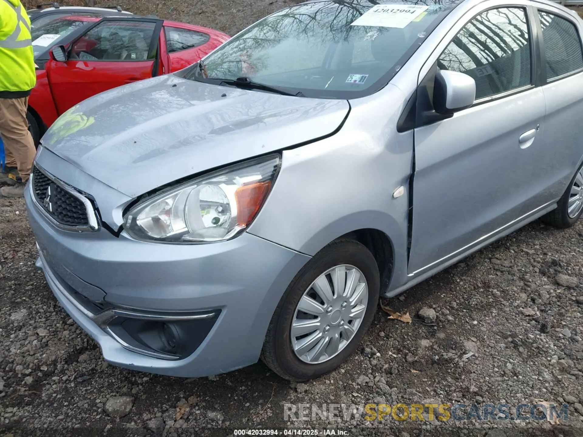 6 fotografías del automóvil dañado ML32A3HJ2LH005553 MITSUBISHI MIRAGE 2020