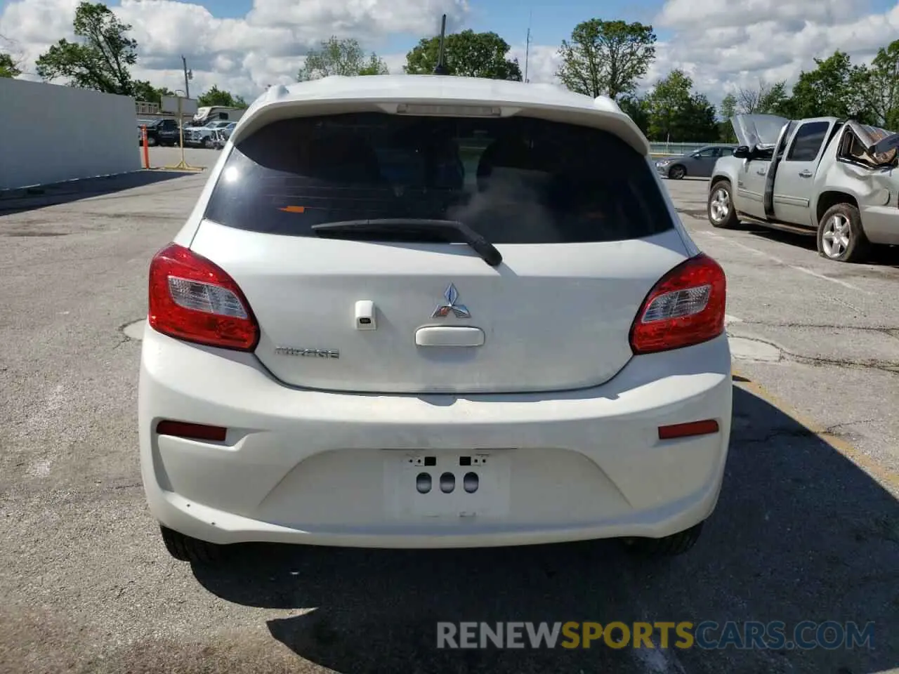 6 fotografías del automóvil dañado ML32A3HJ2LH009988 MITSUBISHI MIRAGE 2020