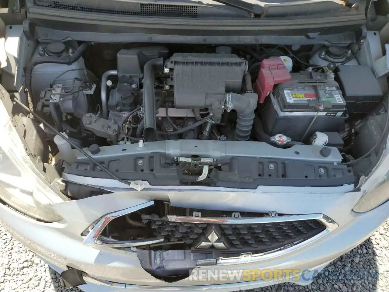 11 fotografías del automóvil dañado ML32A3HJ3LH005125 MITSUBISHI MIRAGE 2020