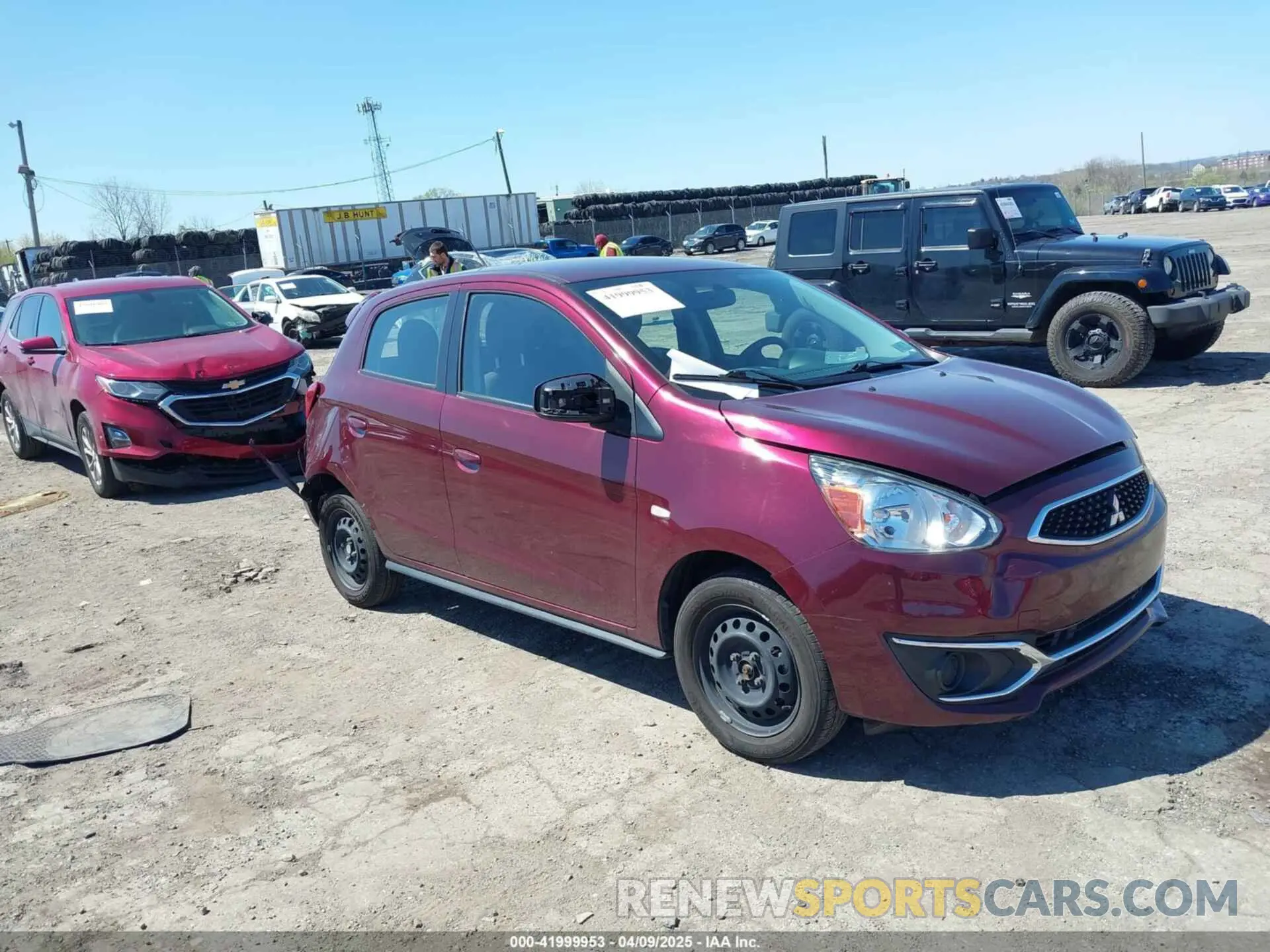 1 fotografías del automóvil dañado ML32A3HJ3LH010566 MITSUBISHI MIRAGE 2020