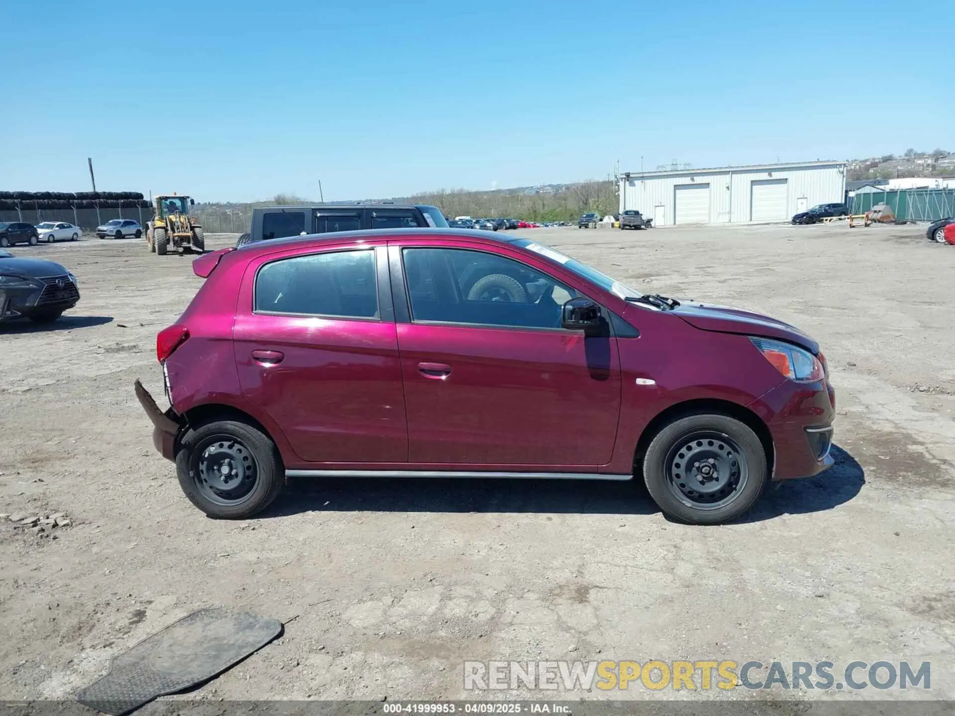 13 fotografías del automóvil dañado ML32A3HJ3LH010566 MITSUBISHI MIRAGE 2020