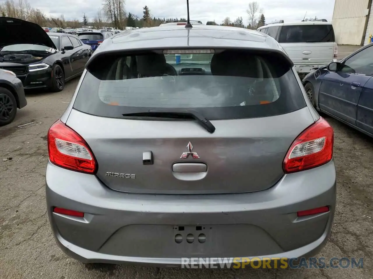 6 fotografías del automóvil dañado ML32A3HJ4LH002489 MITSUBISHI MIRAGE 2020