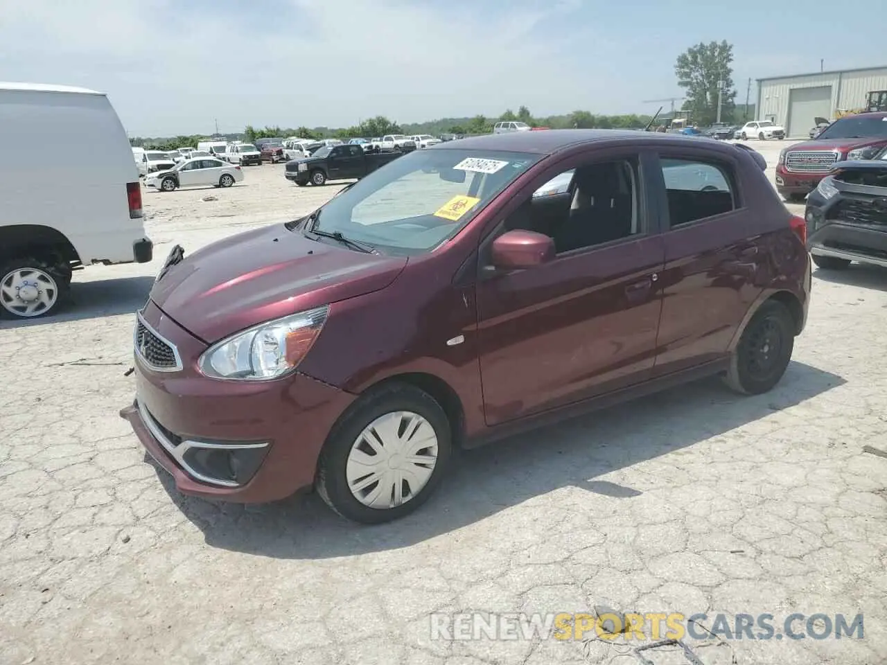1 fotografías del automóvil dañado ML32A3HJ4LH004856 MITSUBISHI MIRAGE 2020