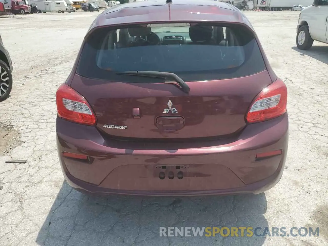 6 fotografías del automóvil dañado ML32A3HJ4LH004856 MITSUBISHI MIRAGE 2020