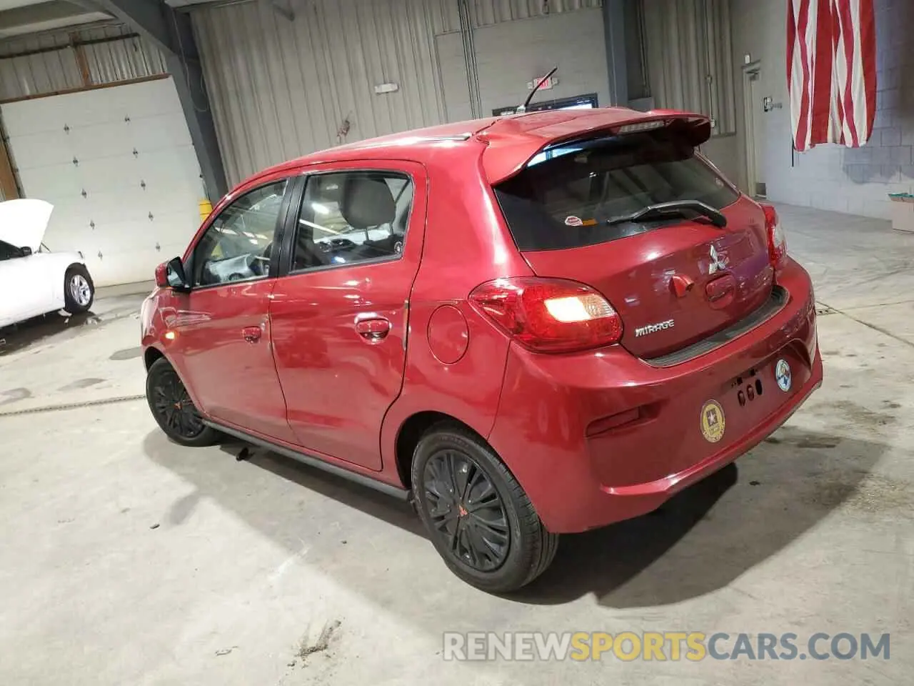 2 fotografías del automóvil dañado ML32A3HJ4LH005750 MITSUBISHI MIRAGE 2020