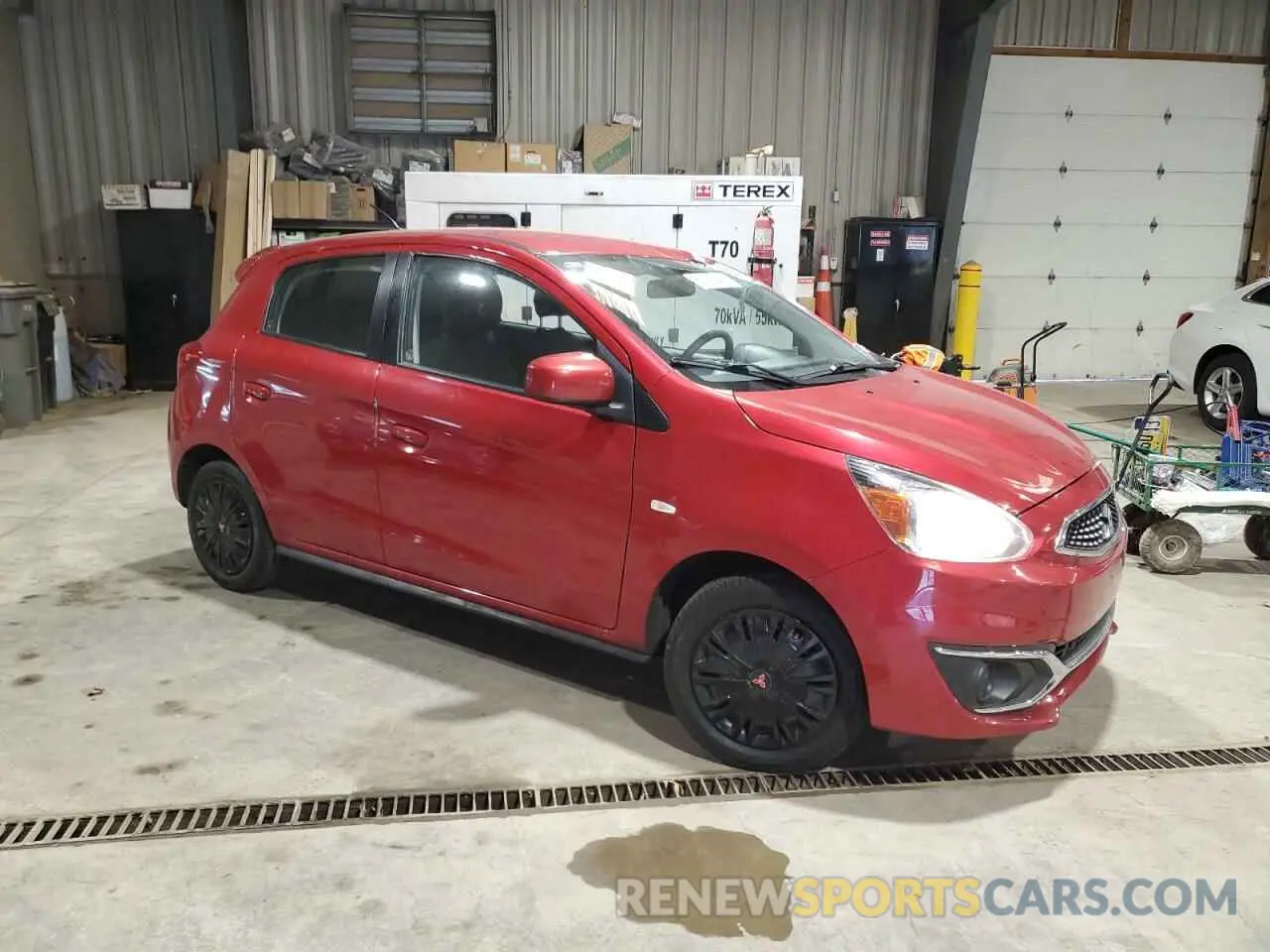 4 fotografías del automóvil dañado ML32A3HJ4LH005750 MITSUBISHI MIRAGE 2020