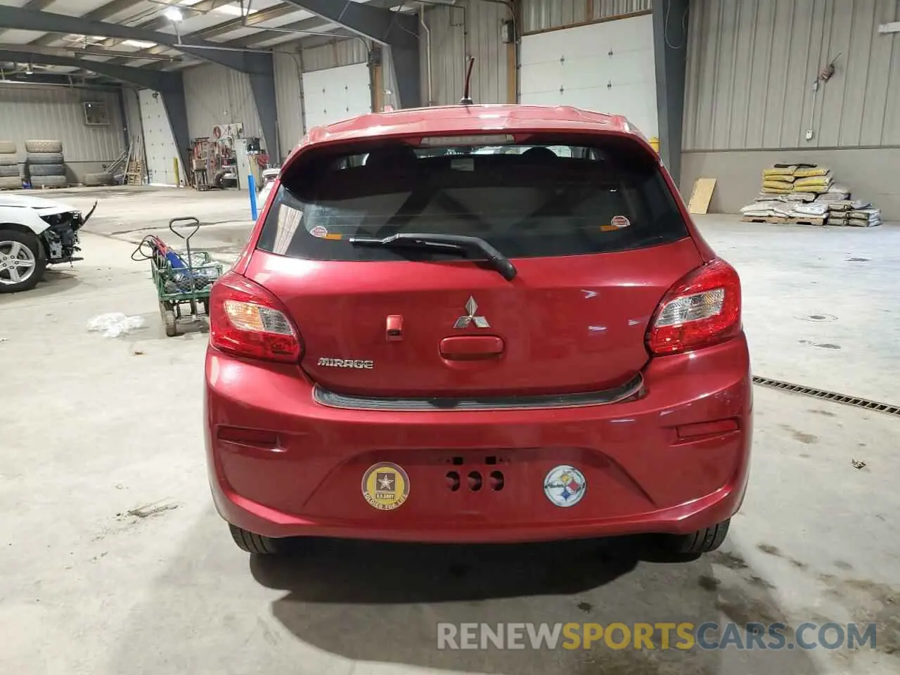 6 fotografías del automóvil dañado ML32A3HJ4LH005750 MITSUBISHI MIRAGE 2020
