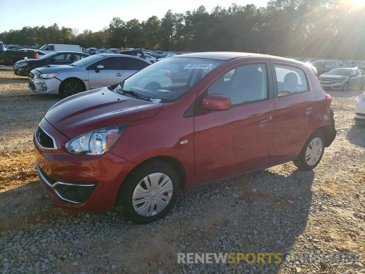 1 fotografías del automóvil dañado ML32A3HJ4LH006557 MITSUBISHI MIRAGE 2020