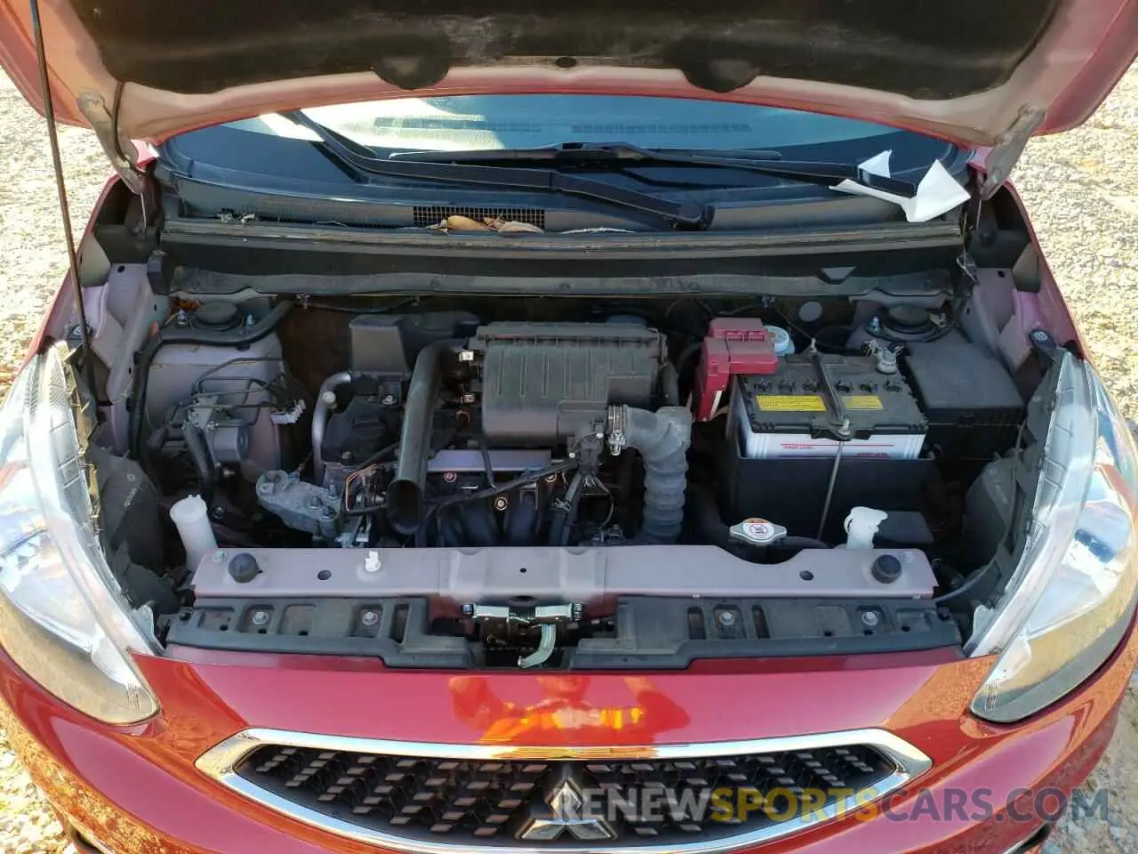12 fotografías del automóvil dañado ML32A3HJ4LH006557 MITSUBISHI MIRAGE 2020