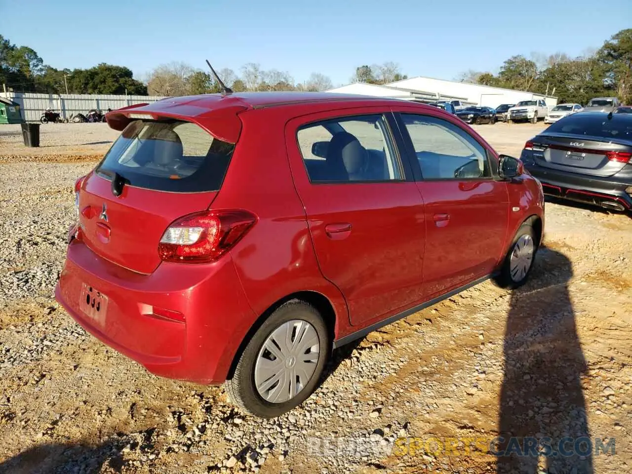 3 fotografías del automóvil dañado ML32A3HJ4LH006557 MITSUBISHI MIRAGE 2020
