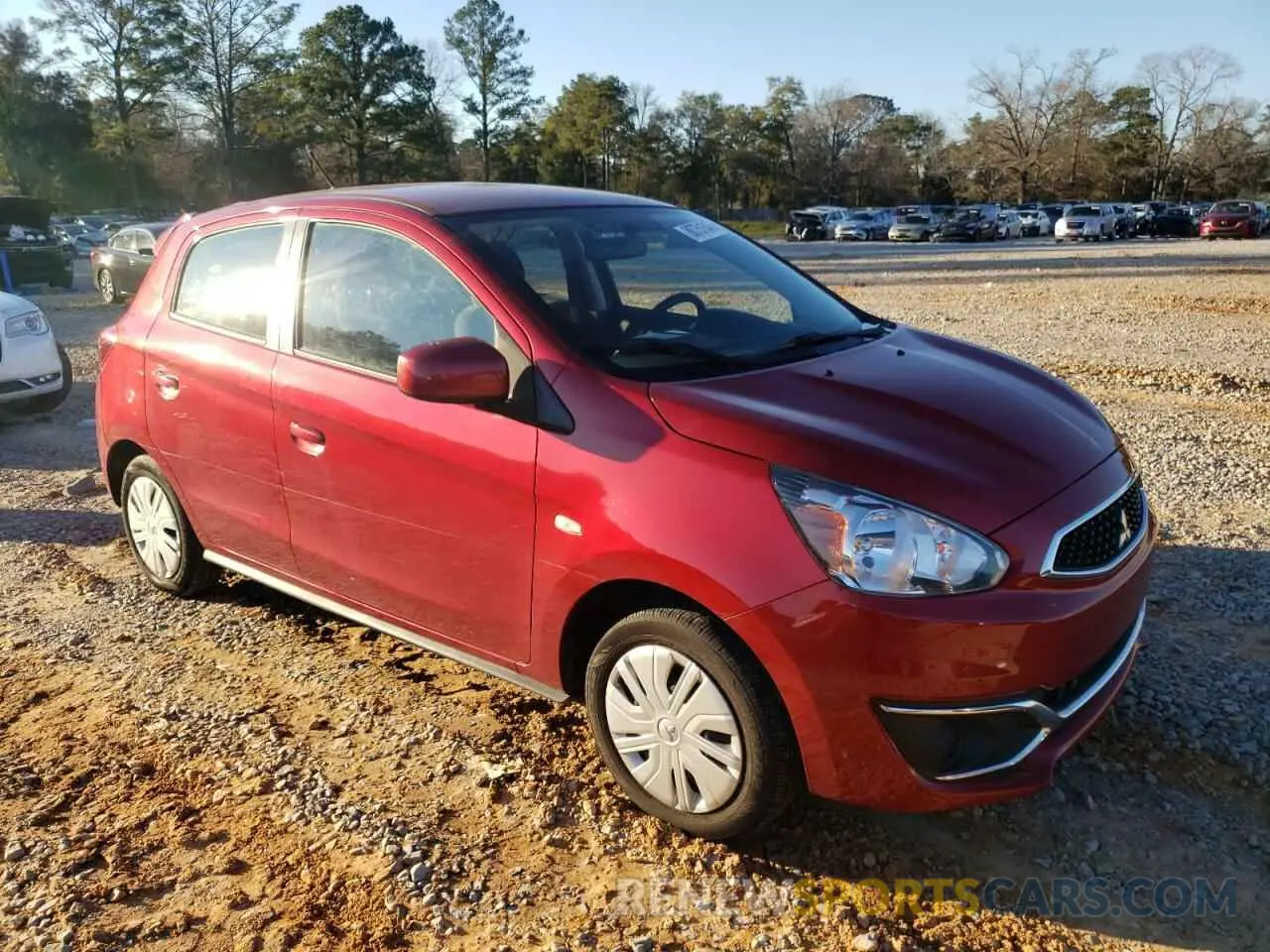 4 fotografías del automóvil dañado ML32A3HJ4LH006557 MITSUBISHI MIRAGE 2020