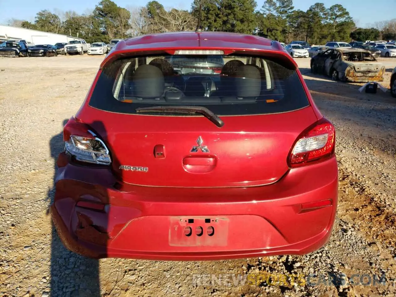 6 fotografías del automóvil dañado ML32A3HJ4LH006557 MITSUBISHI MIRAGE 2020