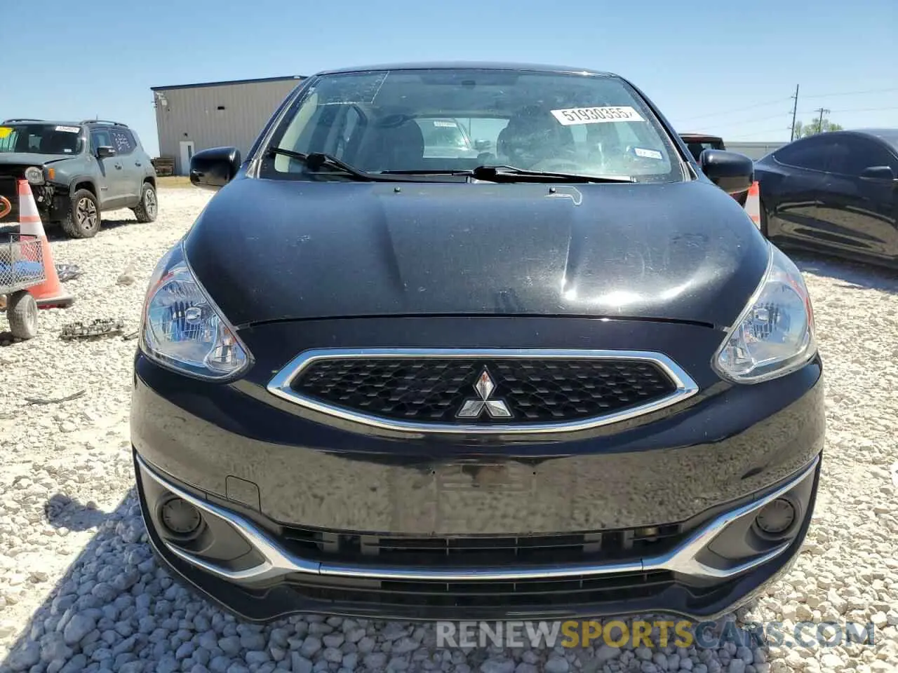 5 fotografías del automóvil dañado ML32A3HJ4LH006705 MITSUBISHI MIRAGE 2020