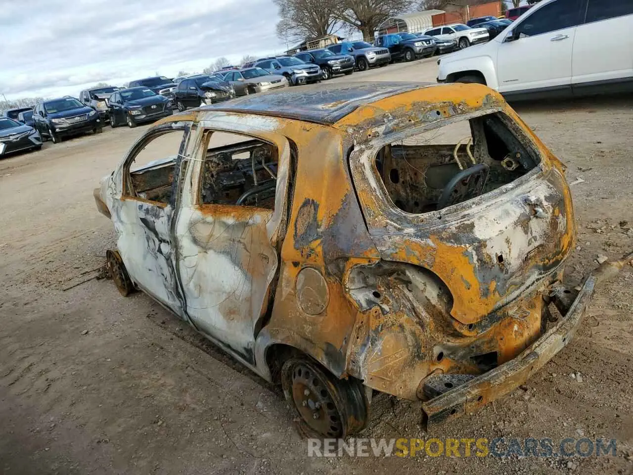 2 fotografías del automóvil dañado ML32A3HJ7LH006200 MITSUBISHI MIRAGE 2020