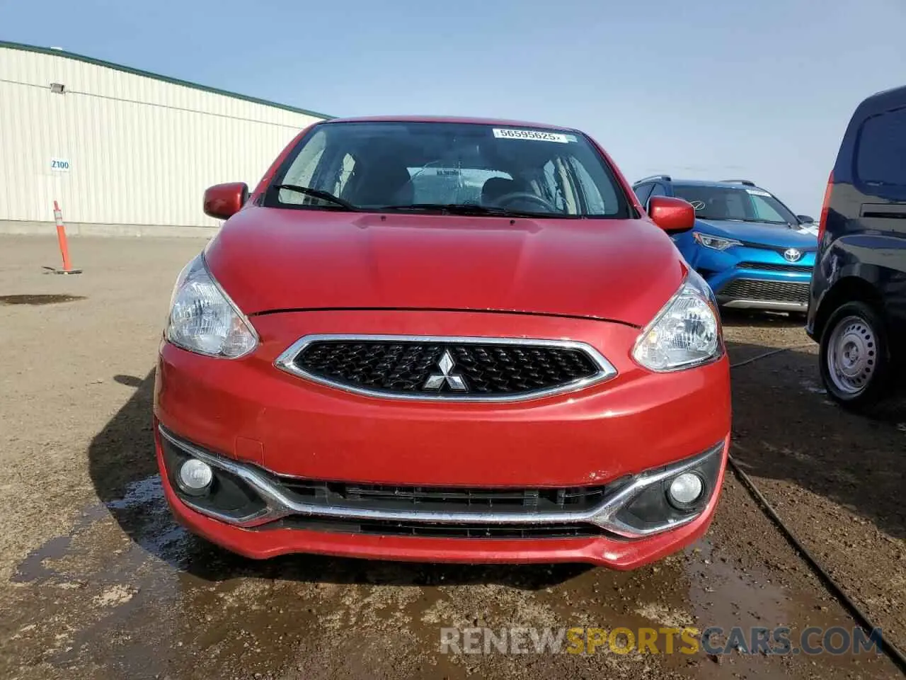 5 fotografías del automóvil dañado ML32A3HJ8LH002625 MITSUBISHI MIRAGE 2020