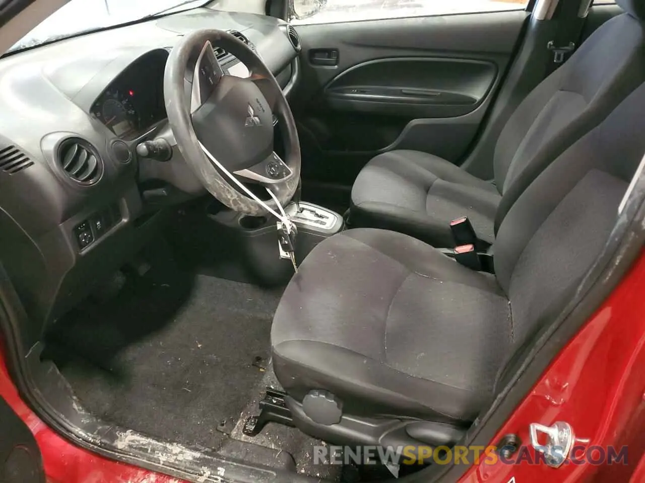 7 fotografías del automóvil dañado ML32A3HJ9LH002116 MITSUBISHI MIRAGE 2020