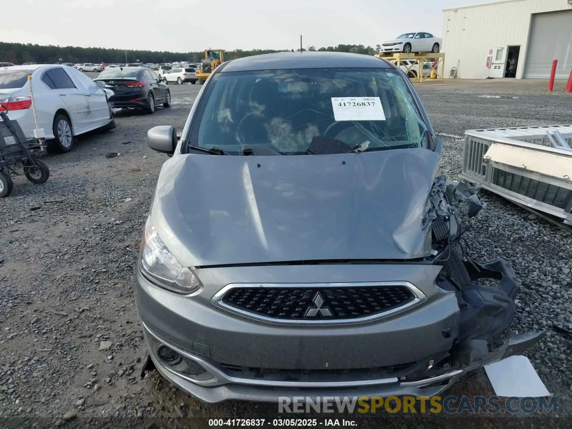 12 fotografías del automóvil dañado ML32A3HJ9LH002486 MITSUBISHI MIRAGE 2020