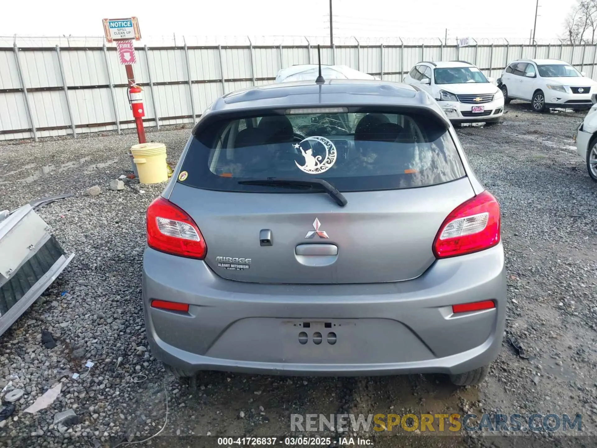 16 fotografías del automóvil dañado ML32A3HJ9LH002486 MITSUBISHI MIRAGE 2020