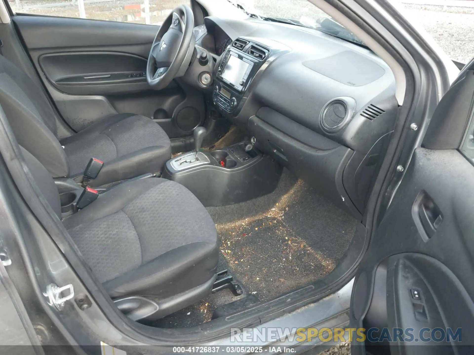 5 fotografías del automóvil dañado ML32A3HJ9LH002486 MITSUBISHI MIRAGE 2020