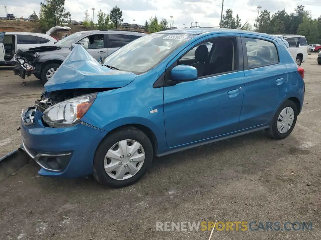 1 fotografías del automóvil dañado ML32A3HJ9LH004237 MITSUBISHI MIRAGE 2020