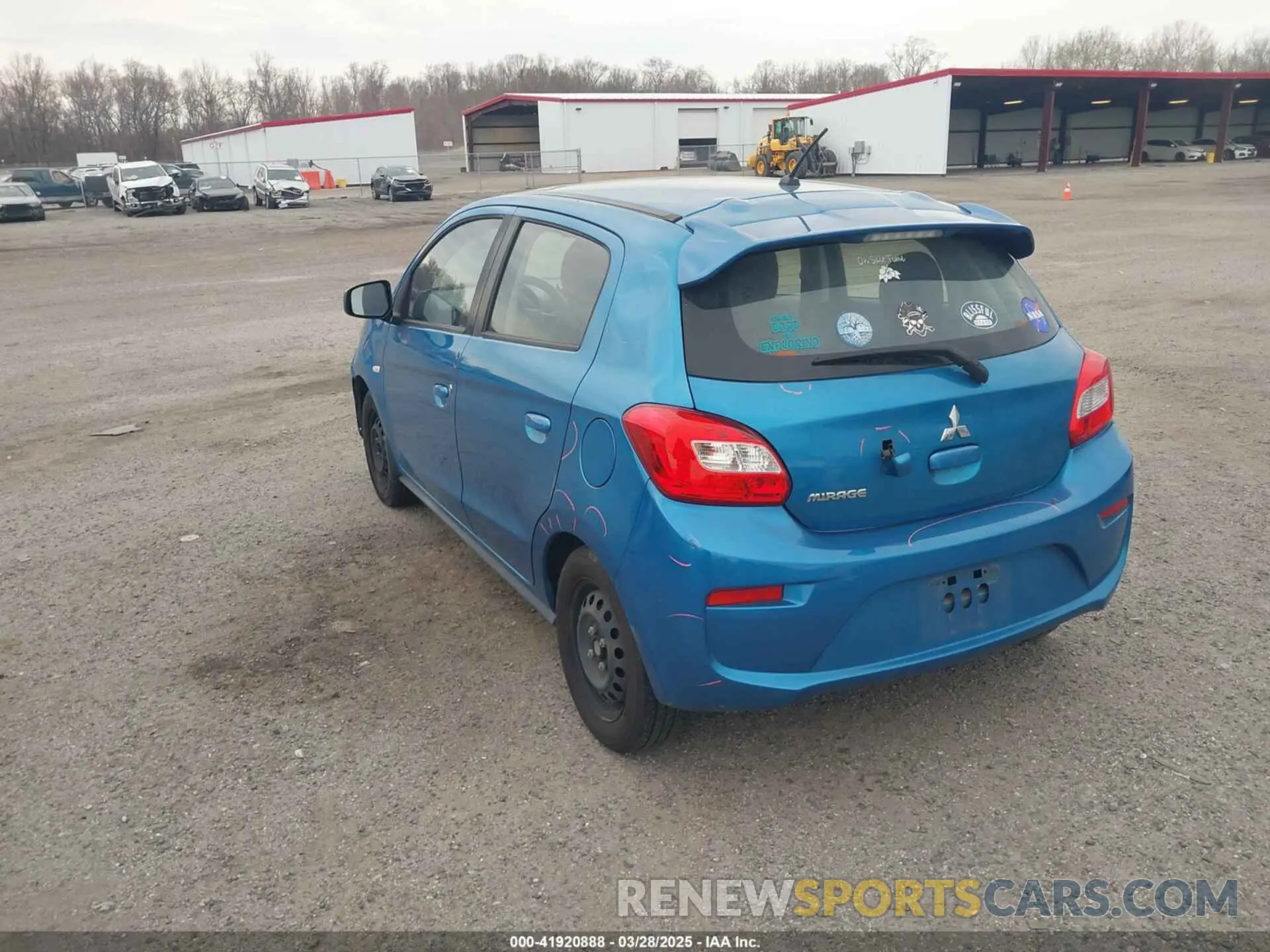 3 fotografías del automóvil dañado ML32A3HJXLH001685 MITSUBISHI MIRAGE 2020