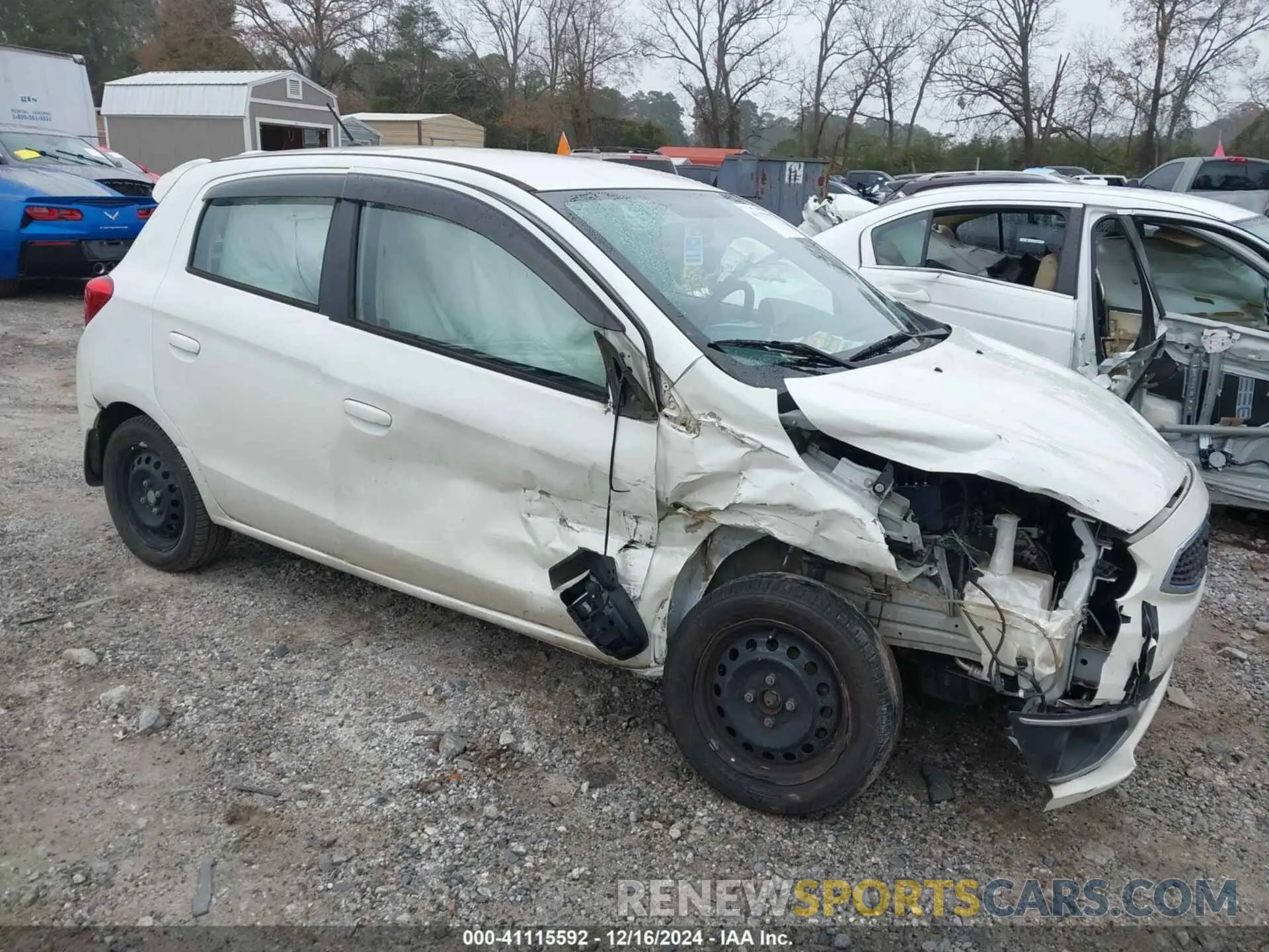 1 fotografías del automóvil dañado ML32A3HJXLH006451 MITSUBISHI MIRAGE 2020