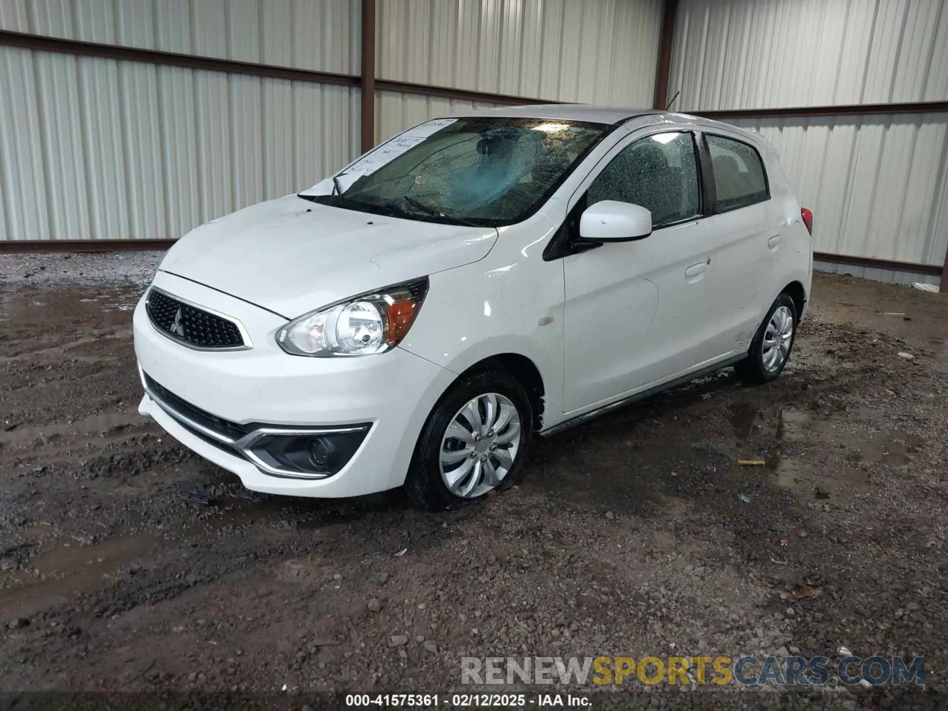 2 fotografías del automóvil dañado ML32A3HJXLH009950 MITSUBISHI MIRAGE 2020