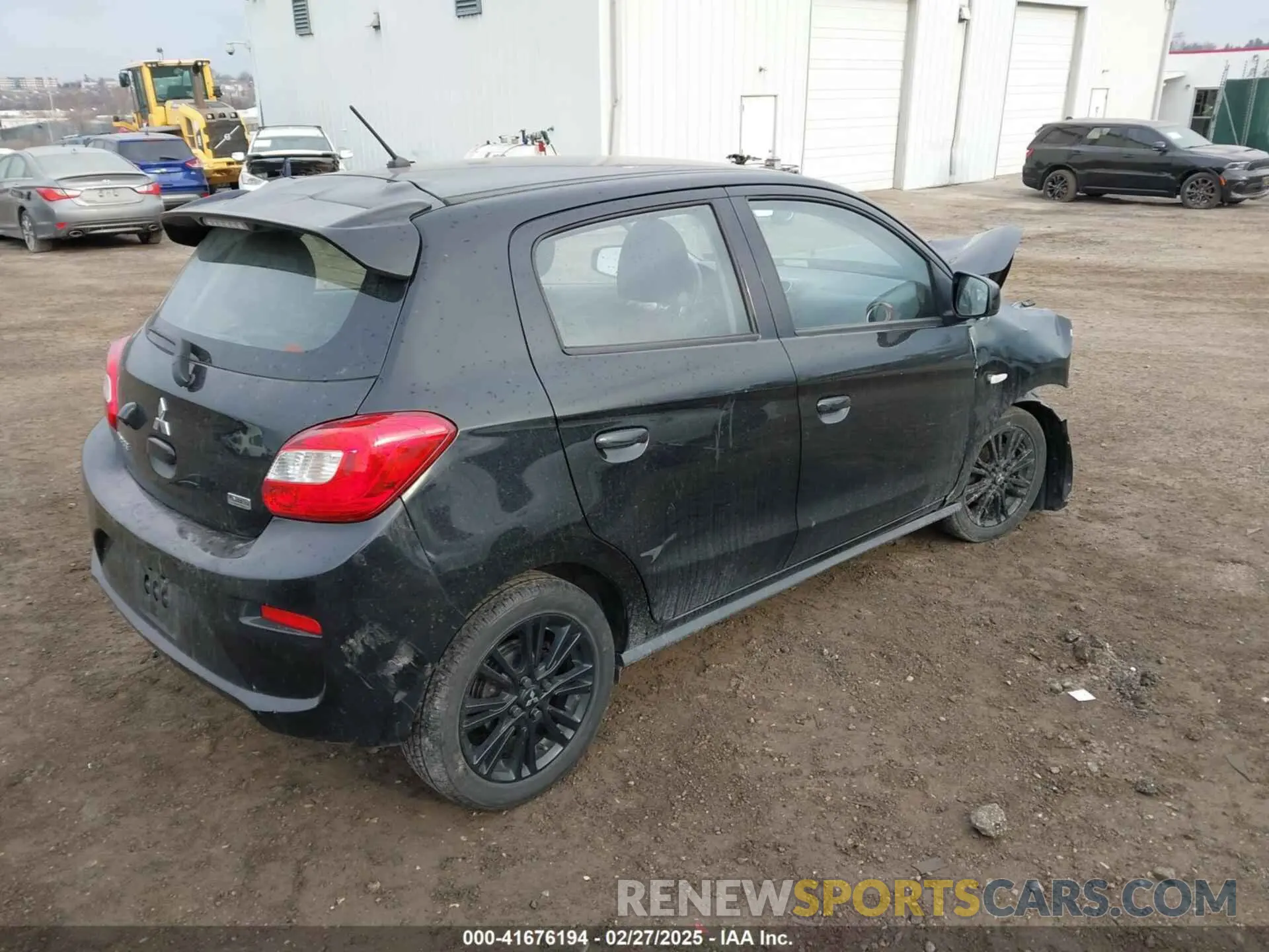 4 fotografías del automóvil dañado ML32A5HJ6LH006801 MITSUBISHI MIRAGE 2020