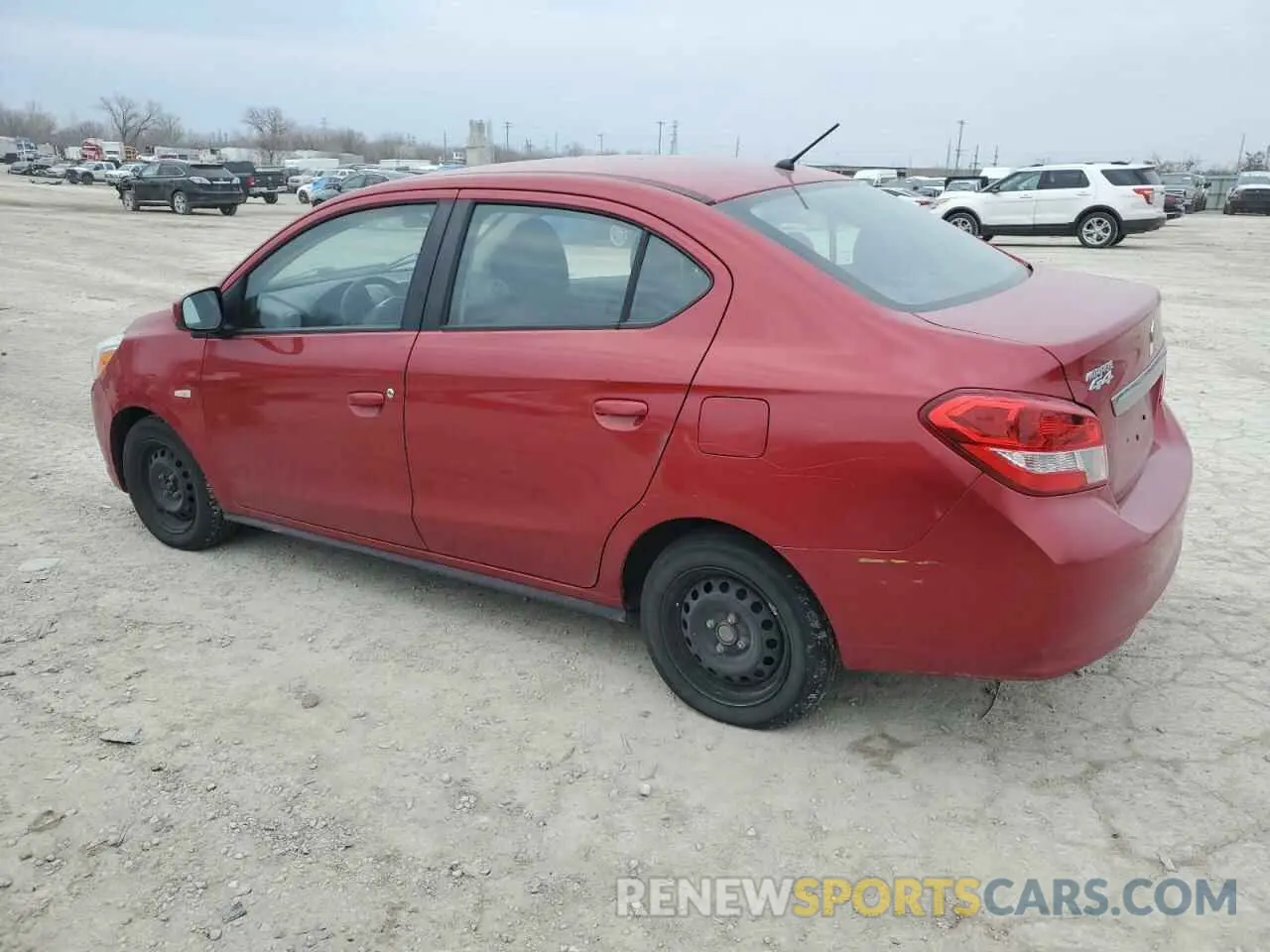 2 fotografías del automóvil dañado ML32F3FJ0LHF12409 MITSUBISHI MIRAGE 2020