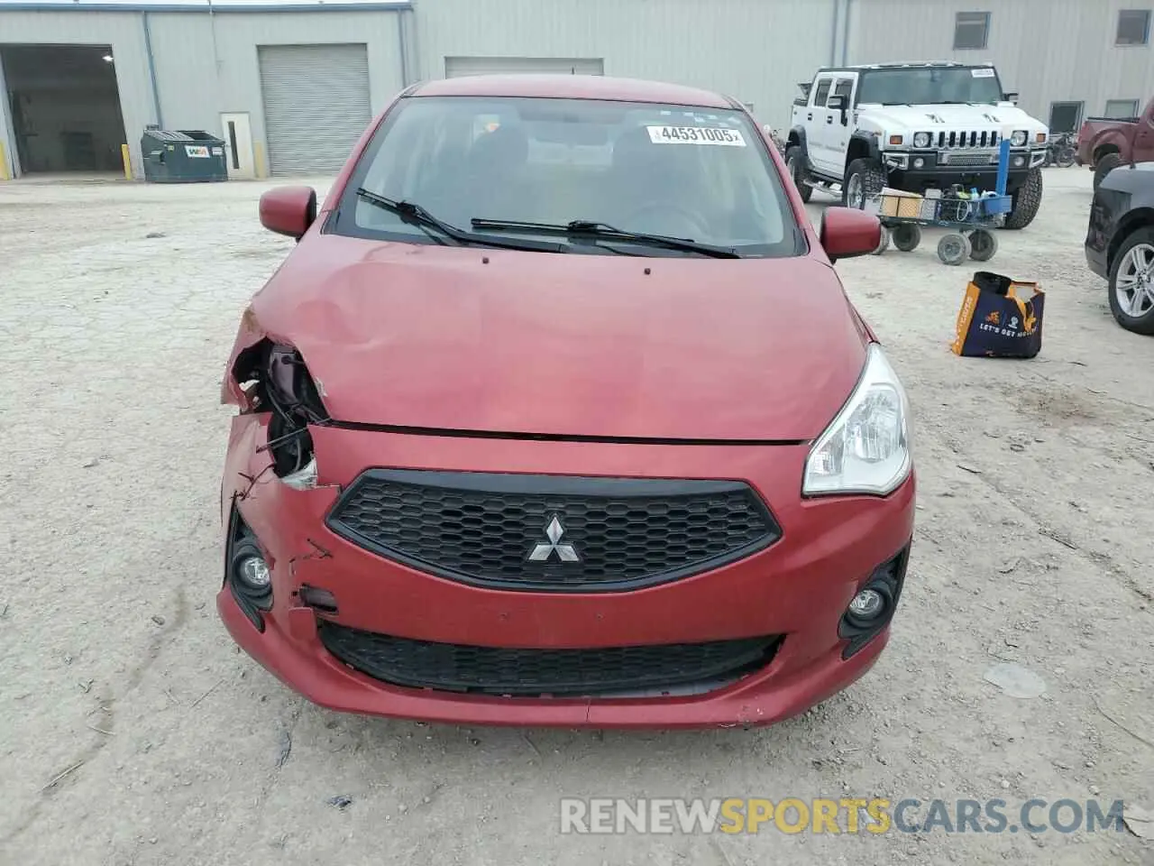 5 fotografías del automóvil dañado ML32F3FJ0LHF12409 MITSUBISHI MIRAGE 2020