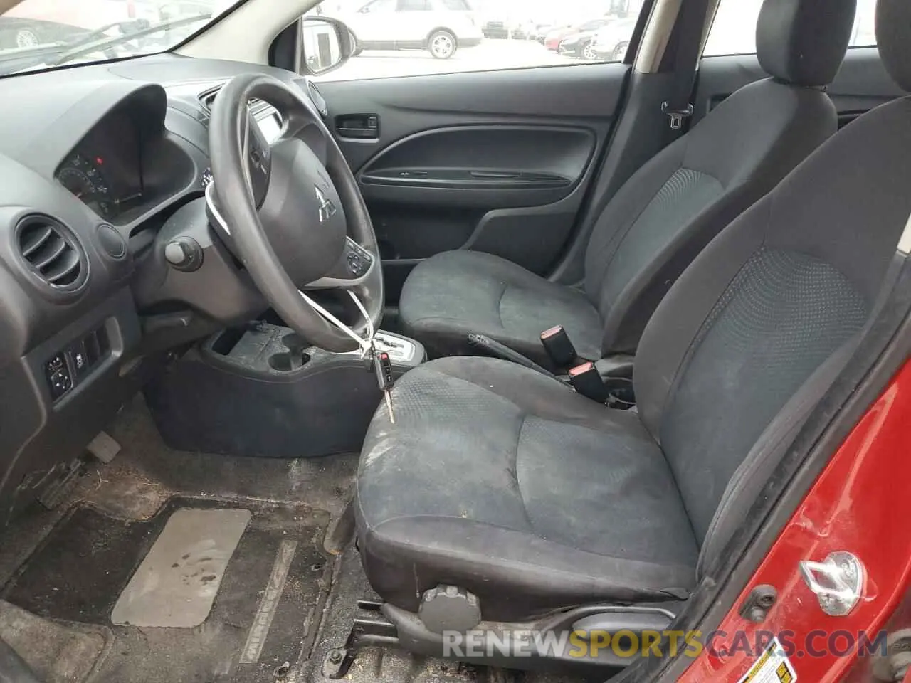 7 fotografías del automóvil dañado ML32F3FJ0LHF12409 MITSUBISHI MIRAGE 2020