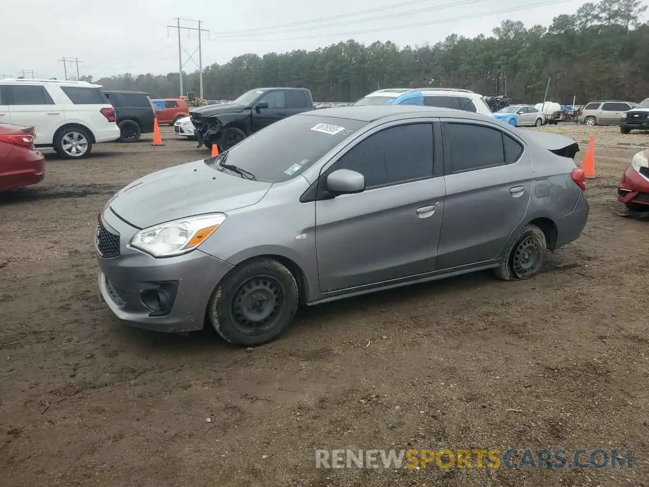 1 fotografías del automóvil dañado ML32F3FJ4LHF07794 MITSUBISHI MIRAGE 2020