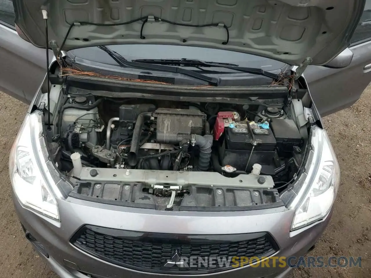 12 fotografías del automóvil dañado ML32F3FJ4LHF07794 MITSUBISHI MIRAGE 2020