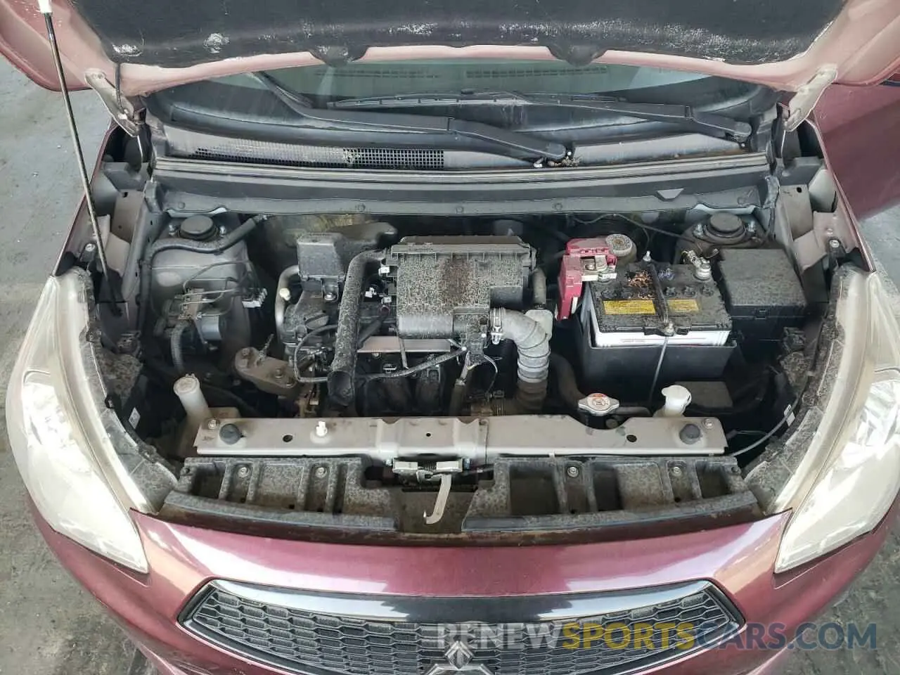 11 fotografías del automóvil dañado ML32F3FJ4LHF12624 MITSUBISHI MIRAGE 2020