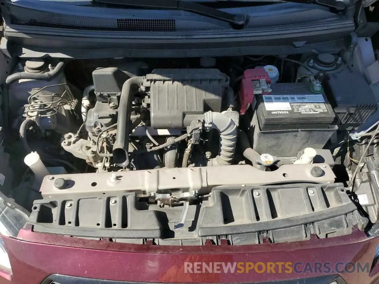 11 fotografías del automóvil dañado ML32F3FJ5LHF10509 MITSUBISHI MIRAGE 2020